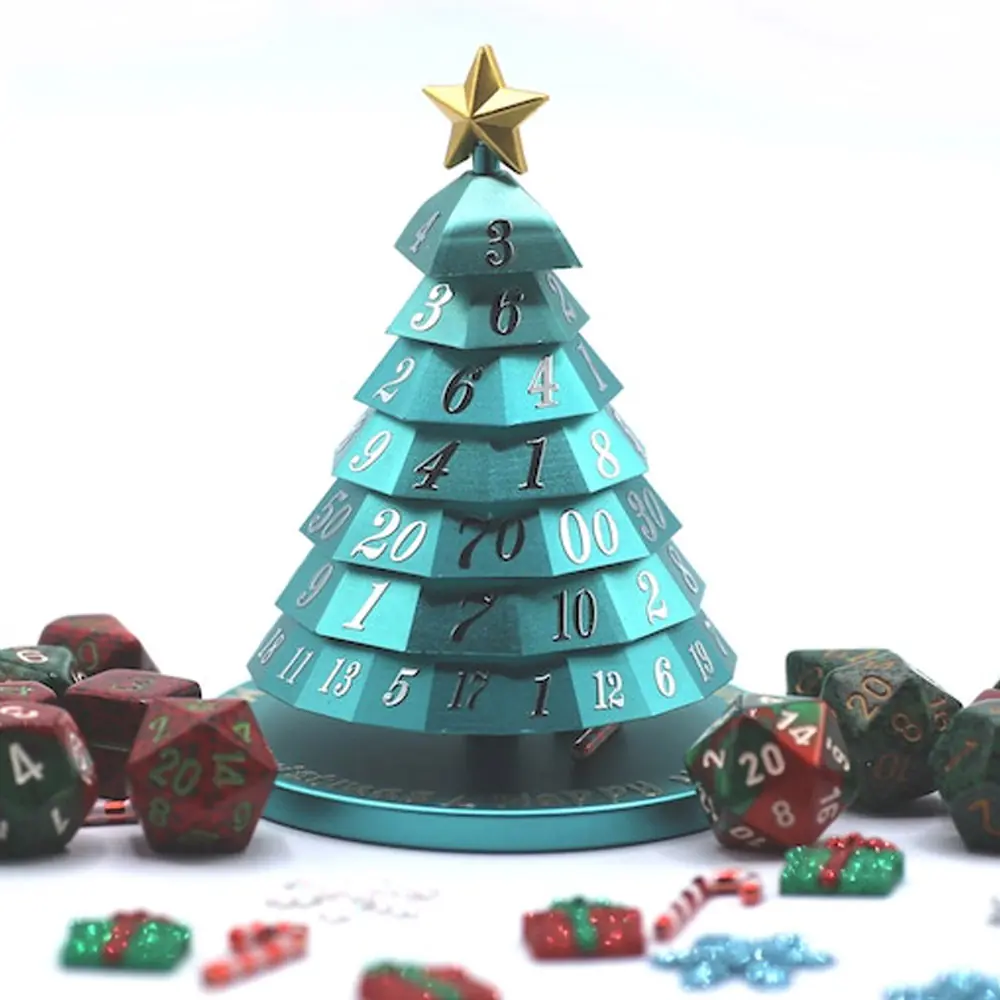 Christmas Decorations Tree Dice | Christmas Gifts For DND Lovers