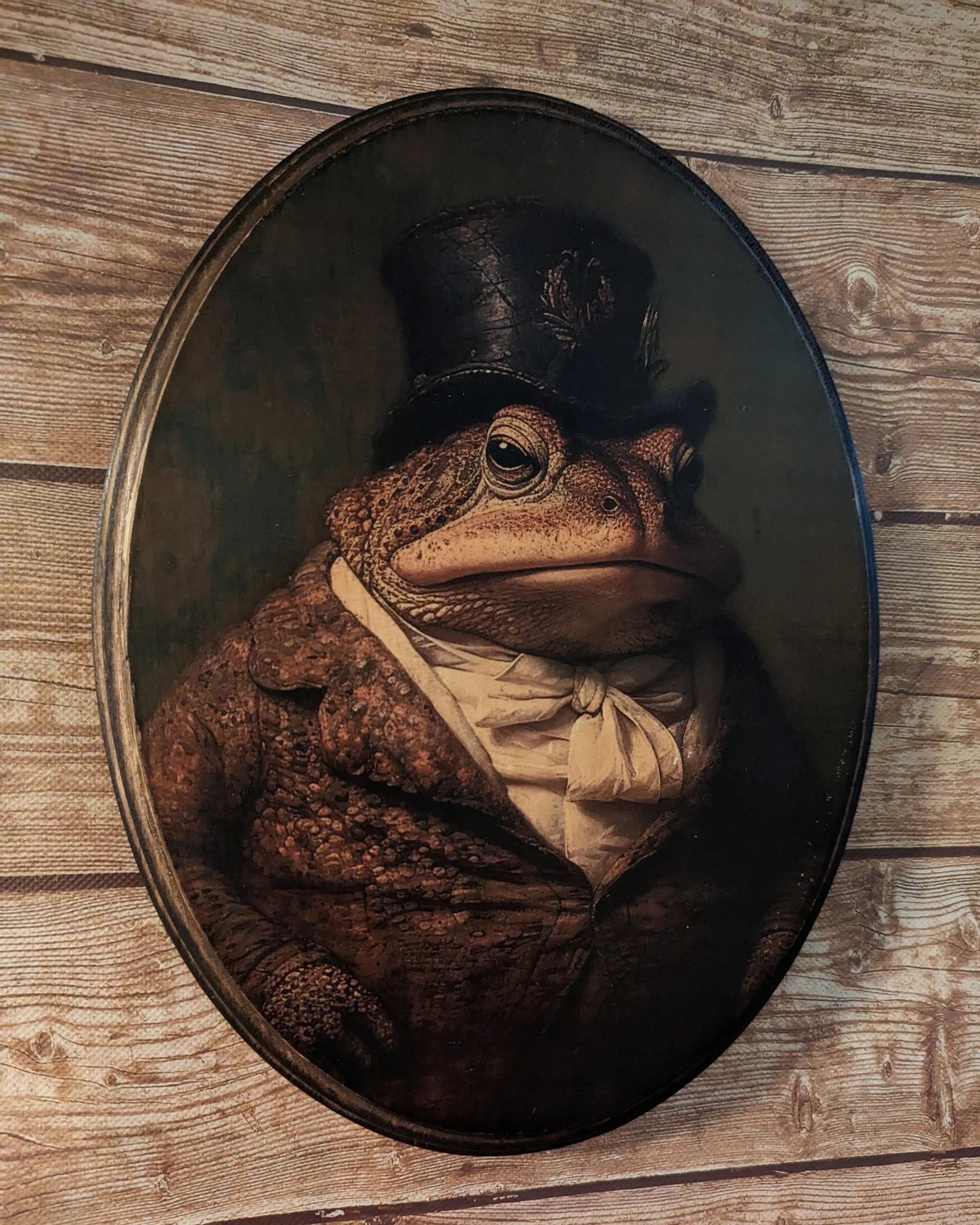 Mr Toad Victorian Portrait - Vintage Style Animal Wall Art