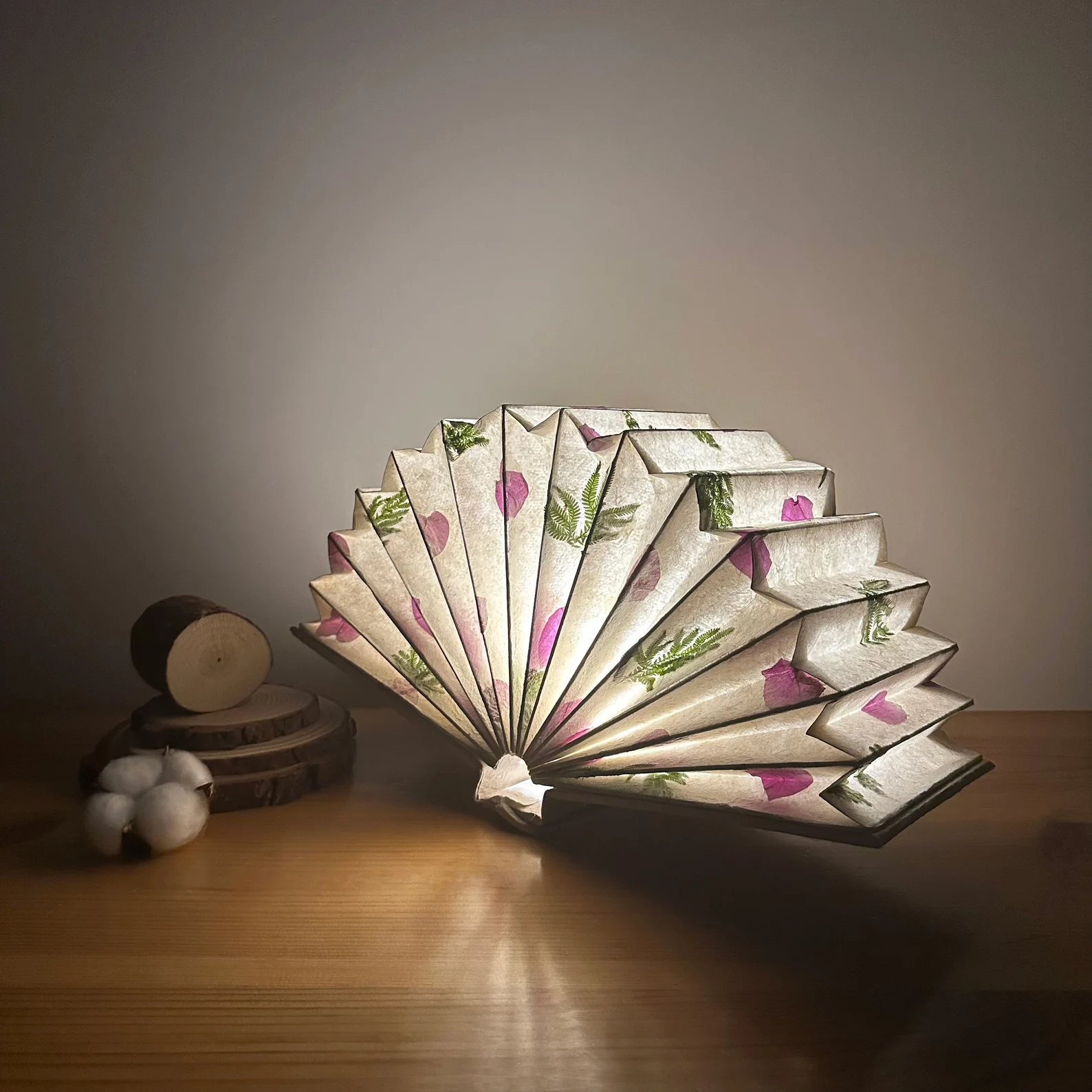 Handmade Paper Foldable Lamp