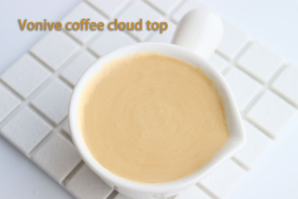 Vonive light milk foam powder, milk cloud top, custom flavors milk tea/bubble tea milk foam powder