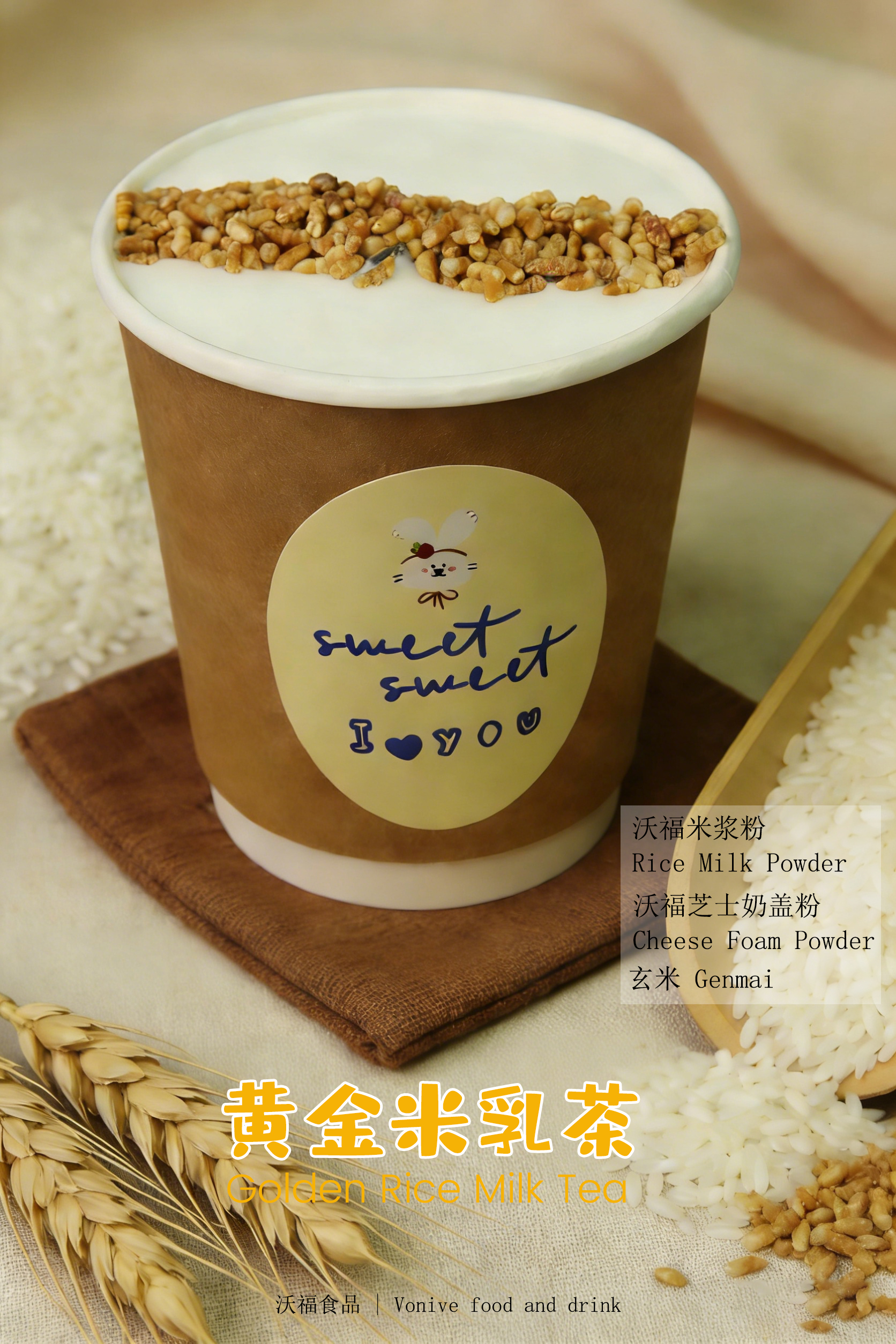 vonive milk tea coffee drink