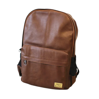 VICTORNEST®Leather Men's Backpack Large Capacity Backpack Laptop Bag