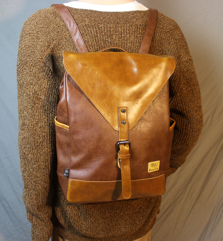 VICTORNEST®Small Backpack College Style Men's Bag Vintage Small Backpack-VICTORNEST