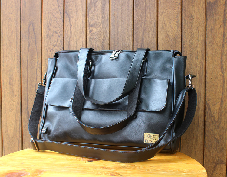 VICTORNEST®Casual shoulder bag men's crossbody bag large tote bag laptop bag-VICTORNEST