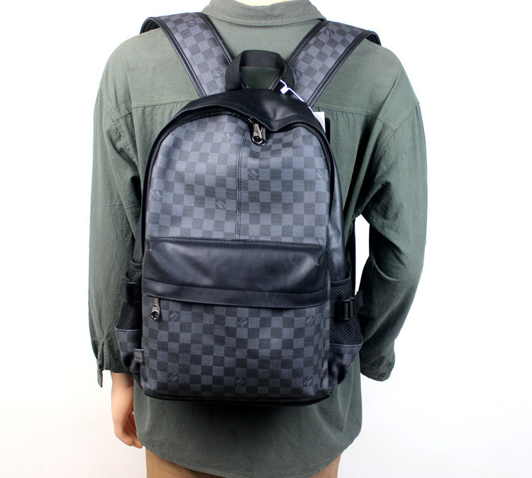 VICTORNEST®Backpack Checkered backpack Travel bag Student backpack Laptop bag-VICTORNEST