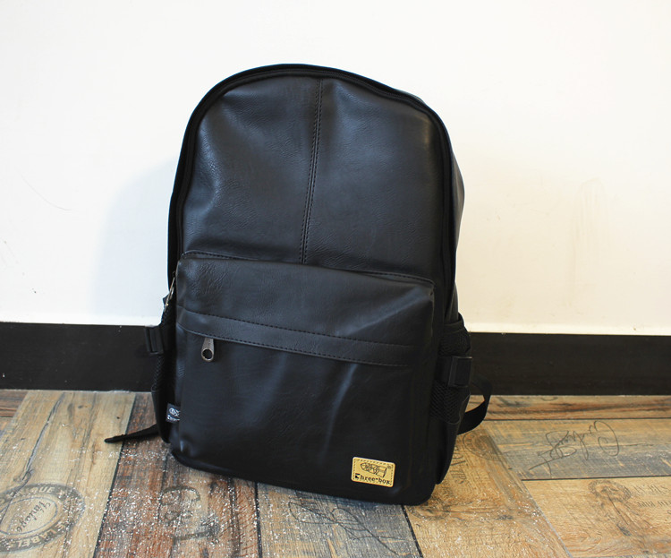 VICTORNEST®Leather Men's Backpack Large Capacity Backpack Laptop Bag-VICTORNEST