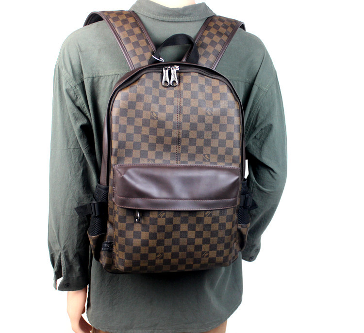 VICTORNEST®Backpack Checkered backpack Travel bag Student backpack Laptop bag-VICTORNEST