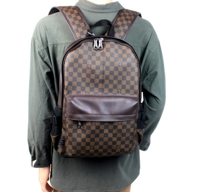 VICTORNEST®Backpack Checkered backpack Travel bag Student backpack Laptop bag-VICTORNEST