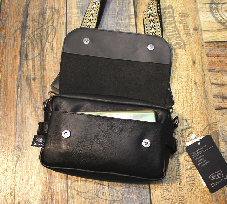 VICTORNEST®Messenger bag small crossbody bag single-shoulder zip flap bag small square bag sling chest bag-VICTORNEST