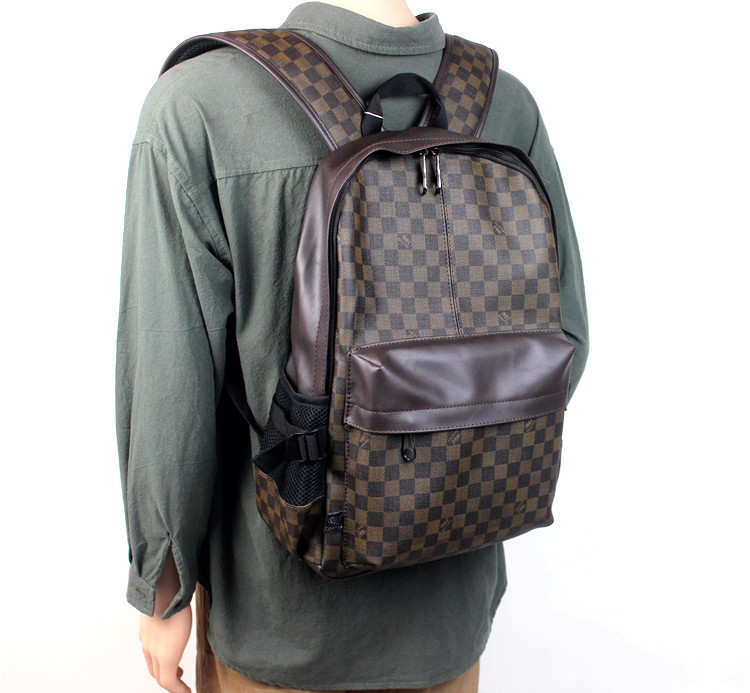 VICTORNEST®Backpack Checkered backpack Travel bag Student backpack Laptop bag-VICTORNEST