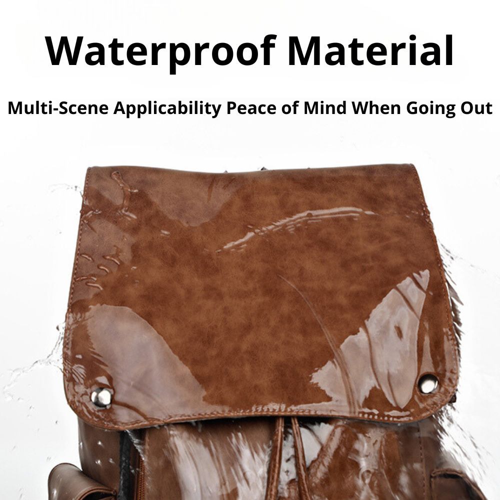 VICTORNEST® Leather backpack for outdoor travel-VICTORNEST