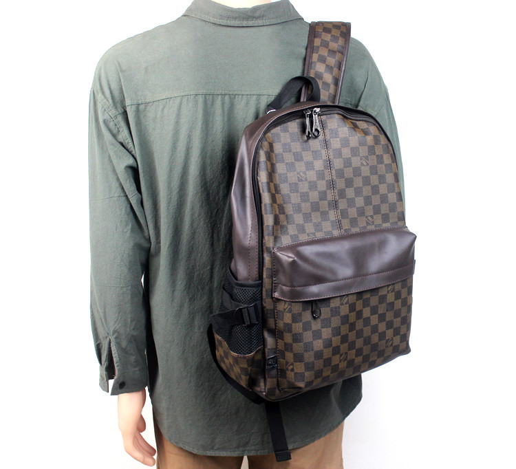 VICTORNEST®Backpack Checkered backpack Travel bag Student backpack Laptop bag-VICTORNEST