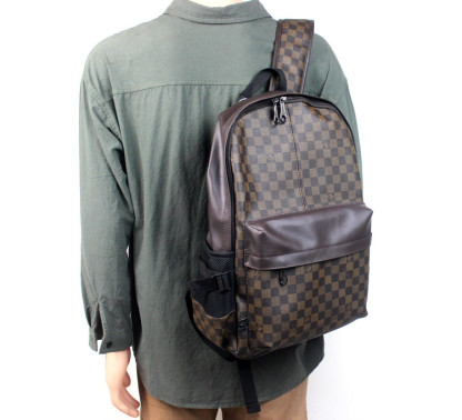 VICTORNEST®Backpack Checkered backpack Travel bag Student backpack Laptop bag-VICTORNEST