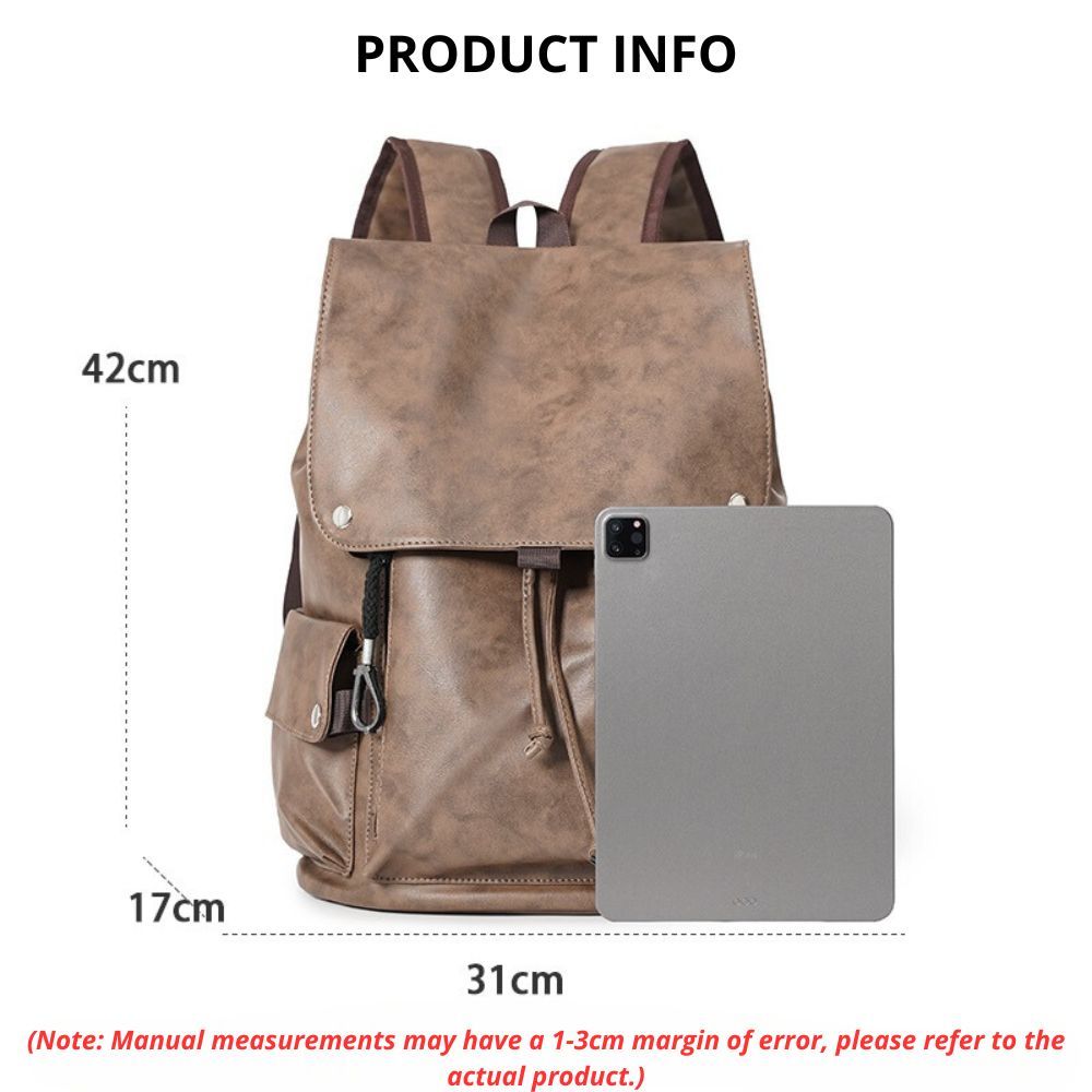 VICTORNEST® Leather backpack for outdoor travel-VICTORNEST