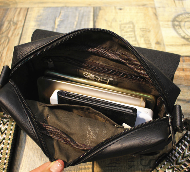 VICTORNEST®Messenger bag small crossbody bag single-shoulder zip flap bag small square bag sling chest bag-VICTORNEST