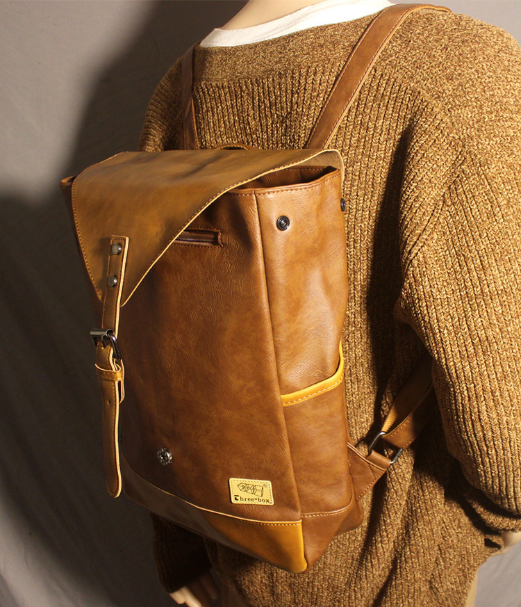 VICTORNEST®Small Backpack College Style Men's Bag Vintage Small Backpack-VICTORNEST