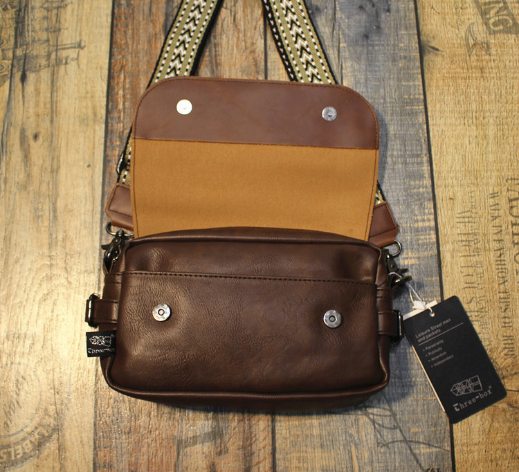 VICTORNEST®Messenger bag small crossbody bag single-shoulder zip flap bag small square bag sling chest bag-VICTORNEST