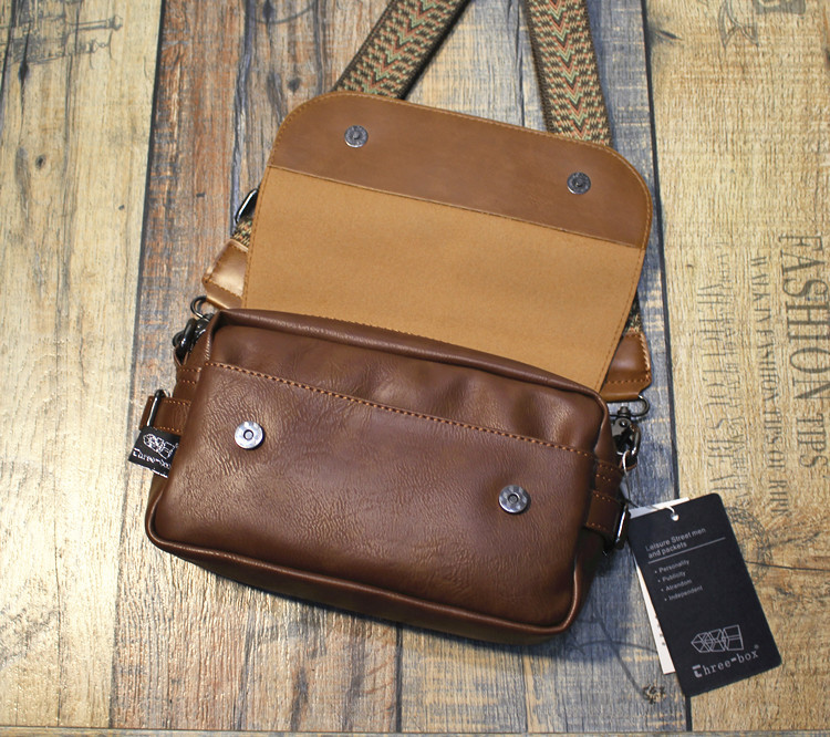 VICTORNEST®Messenger bag small crossbody bag single-shoulder zip flap bag small square bag sling chest bag-VICTORNEST