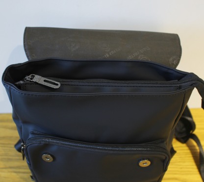 VICTORNEST®Backpack Laptop Bag Solid Color Men's Bag Flap Backpack-VICTORNEST