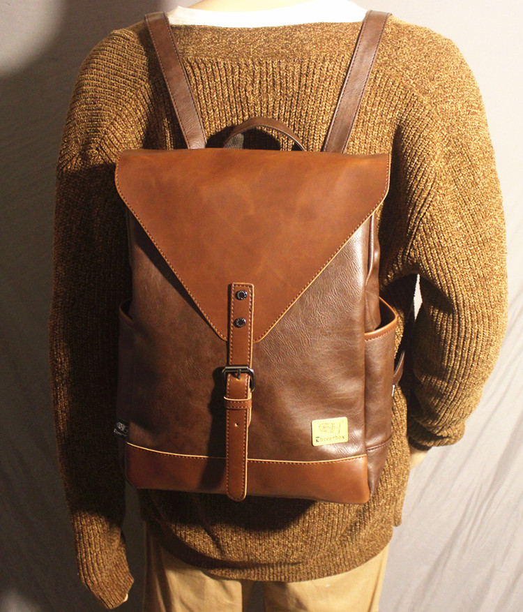 VICTORNEST®Small Backpack College Style Men's Bag Vintage Small Backpack-VICTORNEST