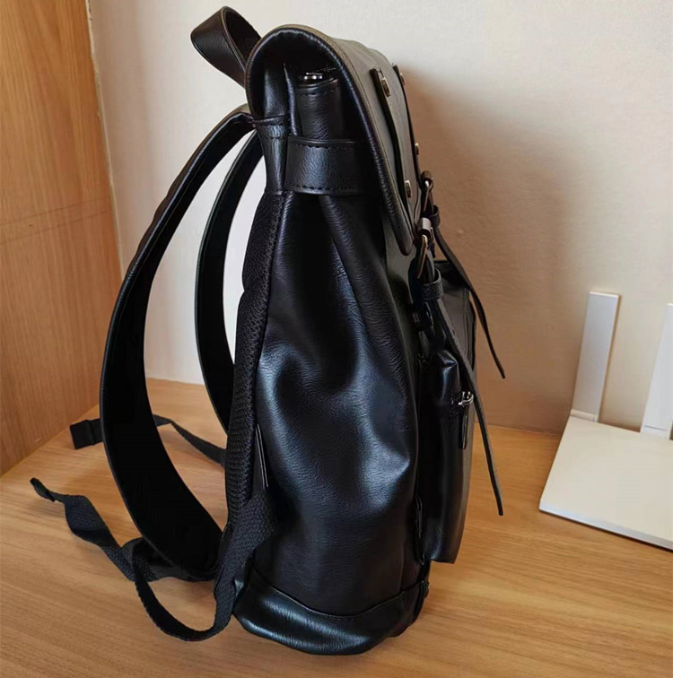 VICTORNEST® Leather backpack student bag laptop bag-VICTORNEST
