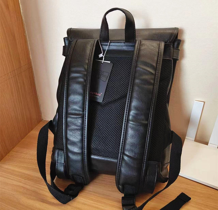 VICTORNEST® Leather backpack student bag laptop bag-VICTORNEST
