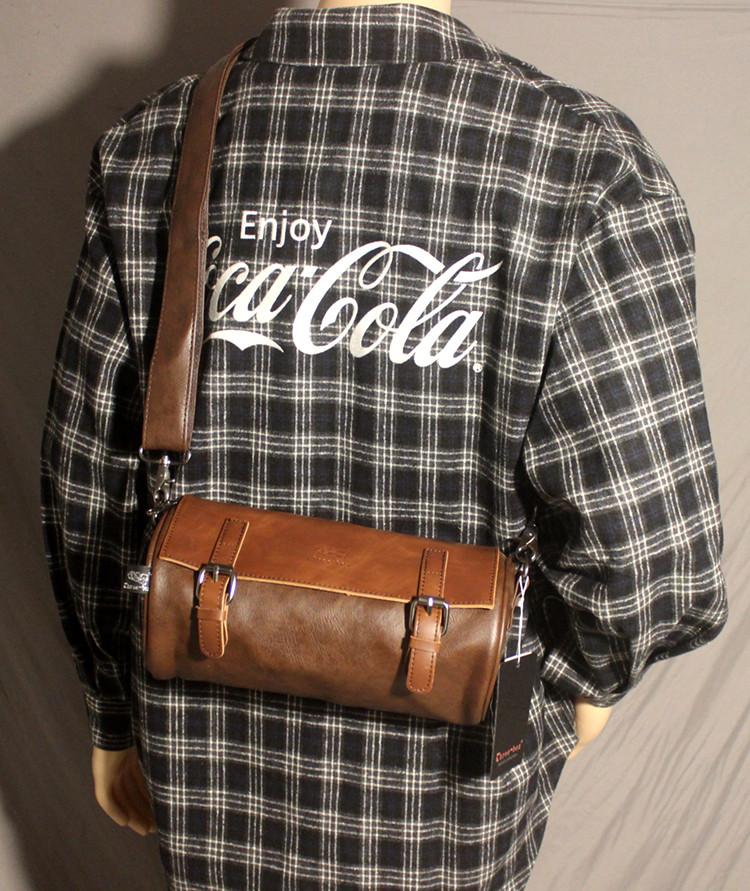 VICTORNEST®Barrel Bag Unisex Crossbody Bag Versatile Bucket Bag Shoulder Bag-VICTORNEST