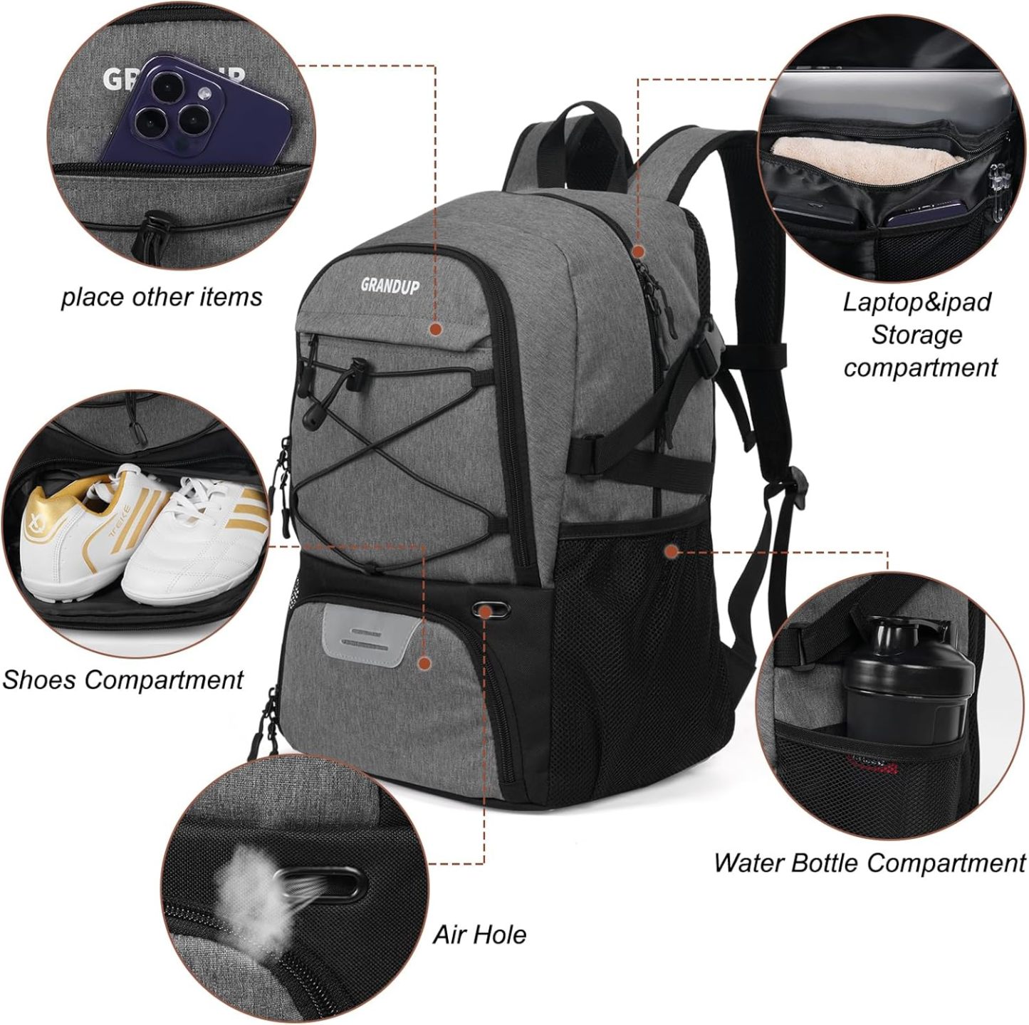 VICTORNEST®Large capacity sports training equipment bags