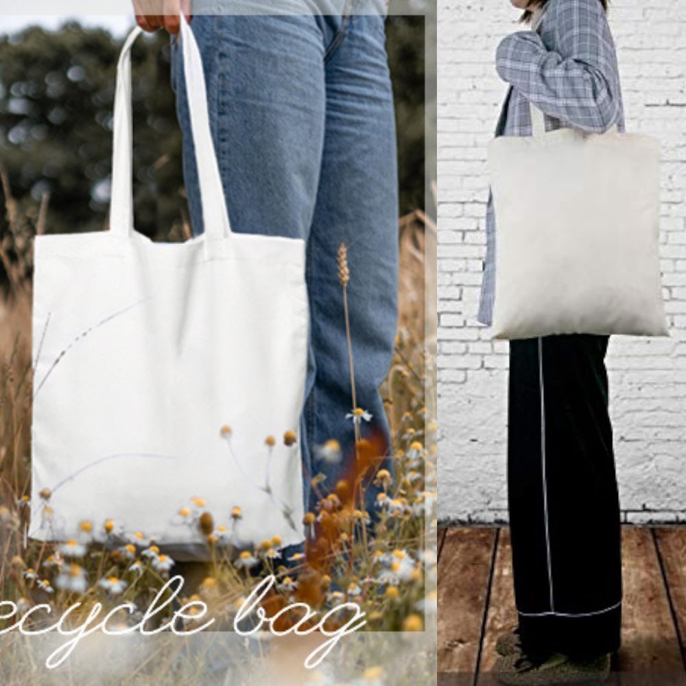 VICTORNEST®Cotton Tote Bags, Reusable Shopping Bags,