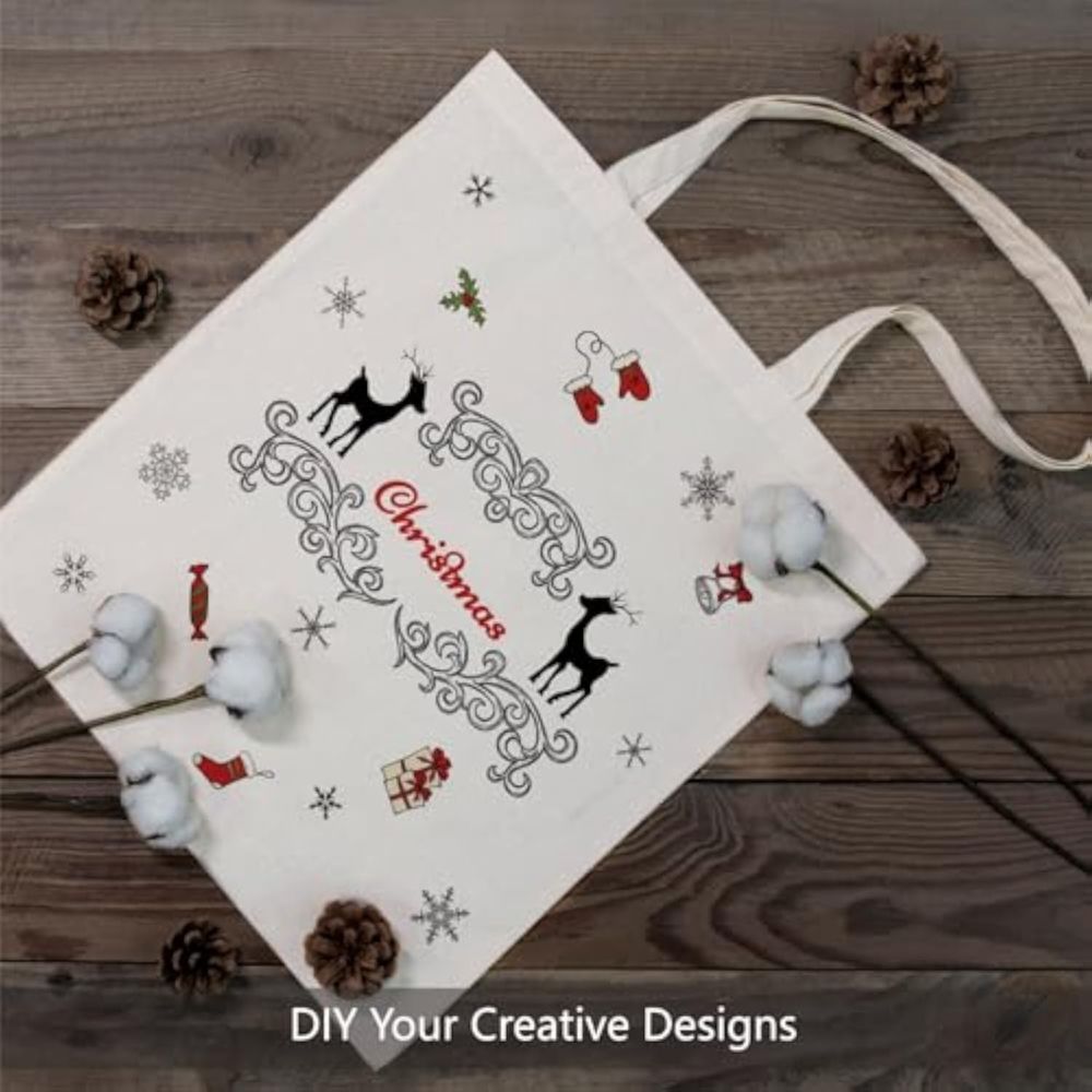 VICTORNEST®Cotton Tote Bags, Reusable Shopping Bags,