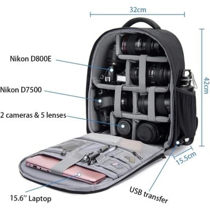 VICTORNEST®Camera Backpack Professional DSLR Bag 