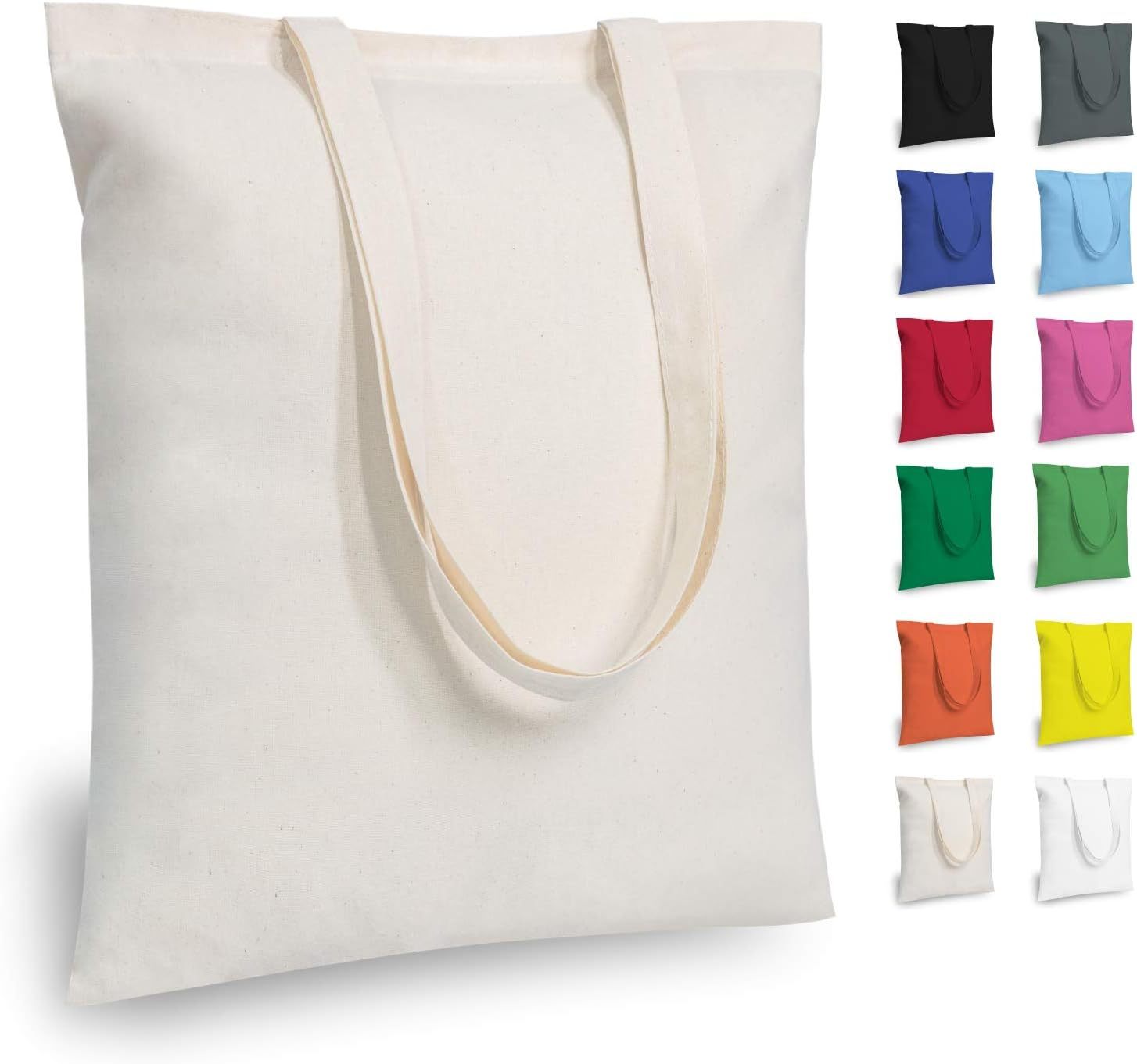 VICTORNEST®Cotton Tote Bags, Reusable Shopping Bags,