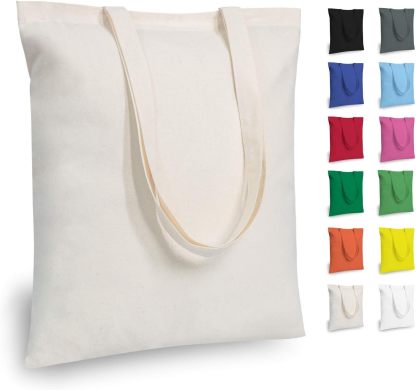 VICTORNEST®Cotton Tote Bags, Reusable Shopping Bags,