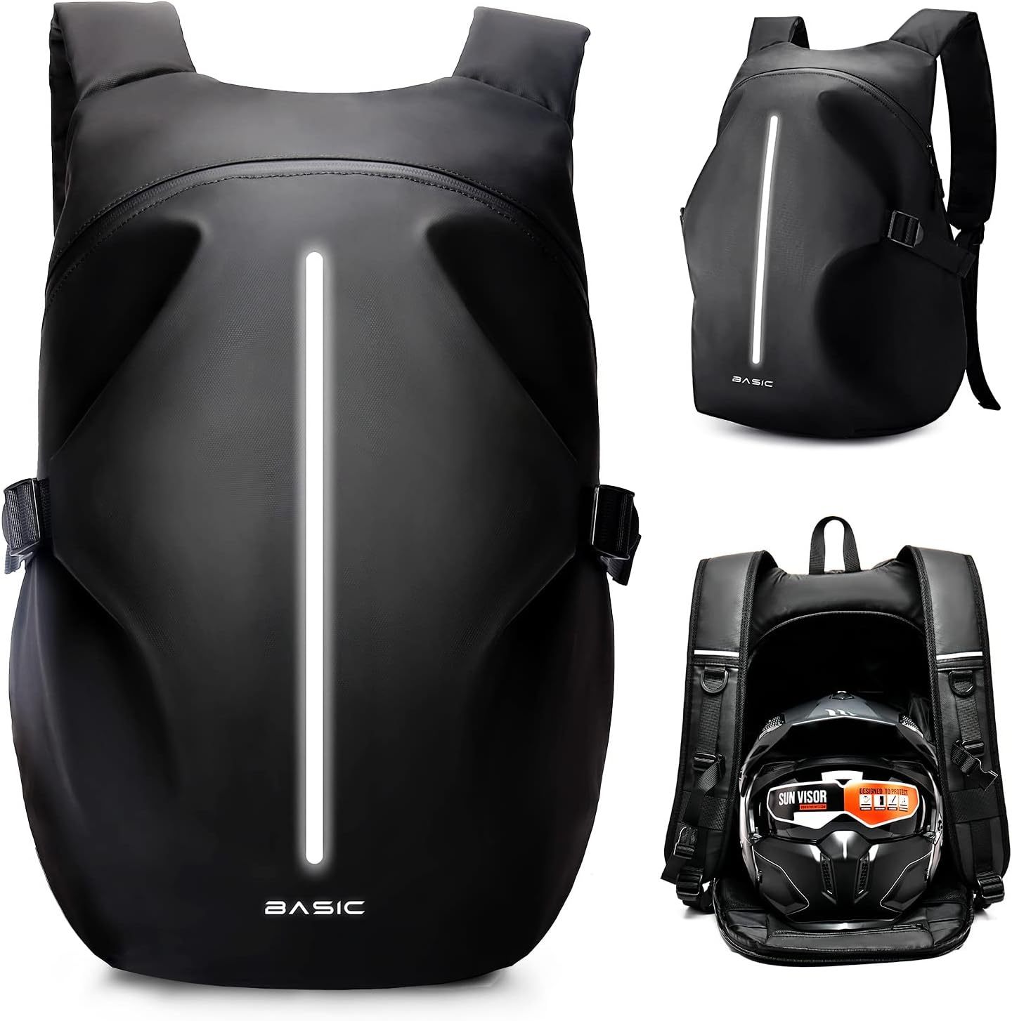 VICTORNEST®Motorcycle Backpack,Waterproof Helmet Backpack for Men
