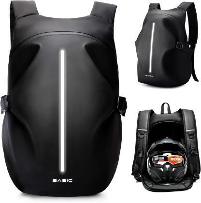 VICTORNEST®Motorcycle Backpack,Waterproof Helmet Backpack for Men
