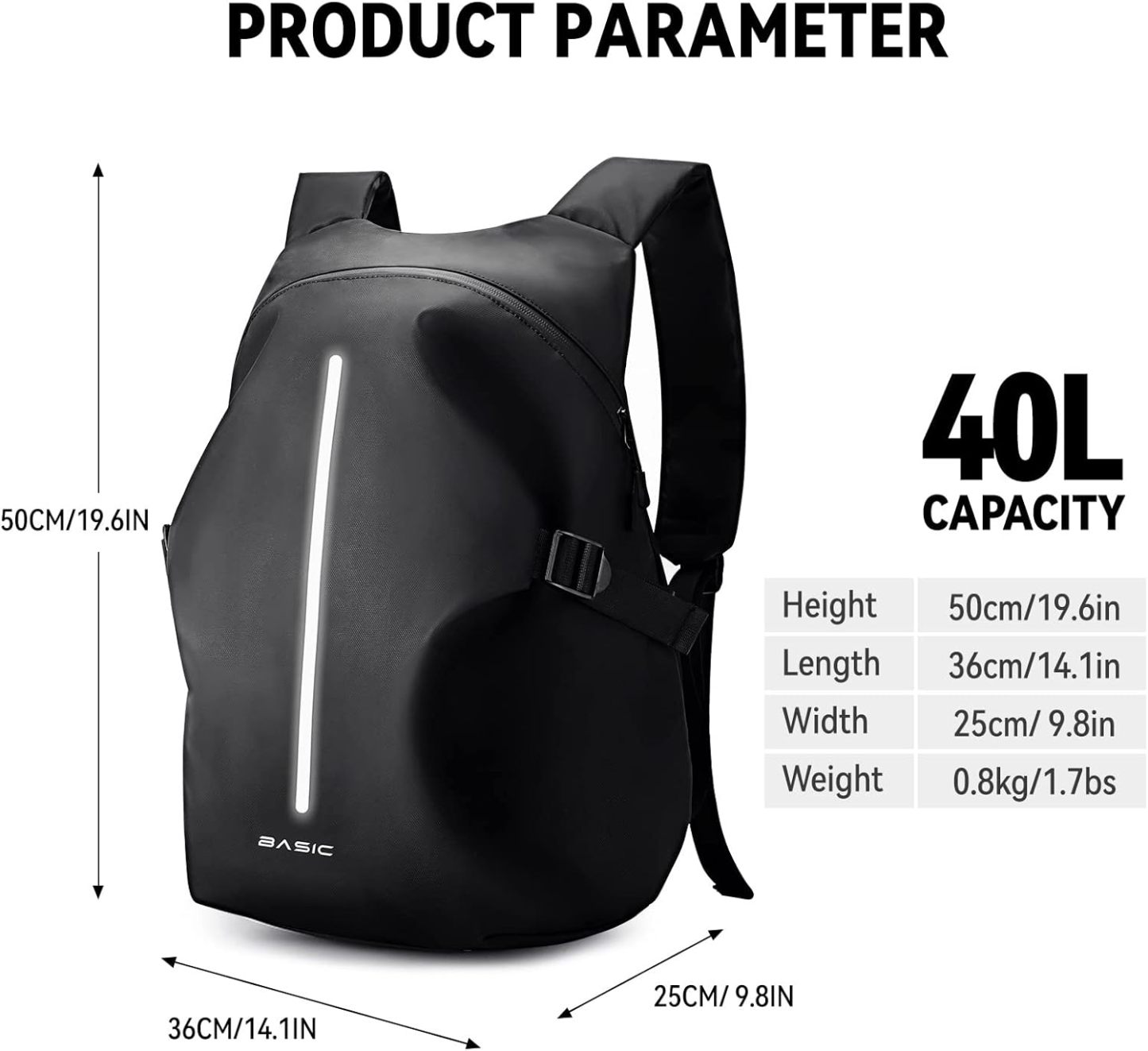 VICTORNEST®Motorcycle Backpack,Waterproof Helmet Backpack for Men