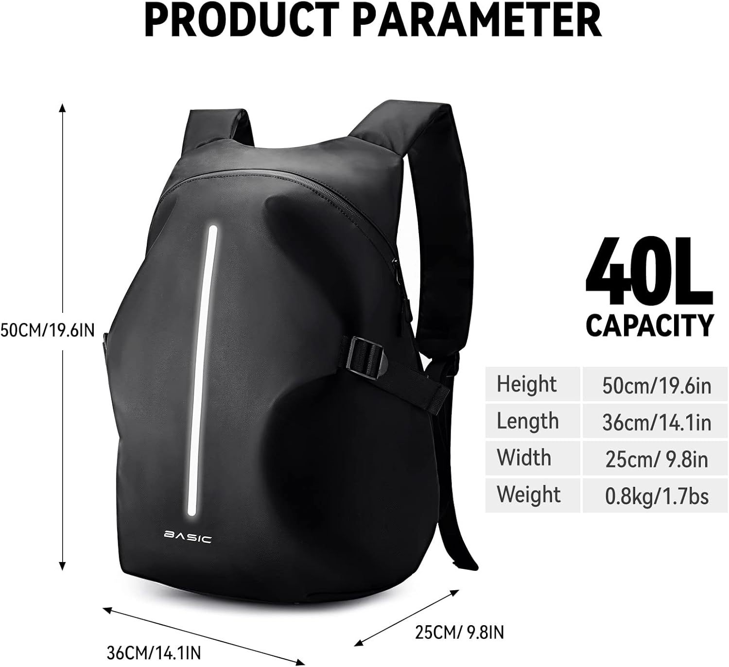 VICTORNEST®Motorcycle Backpack,Waterproof Helmet Backpack for Men