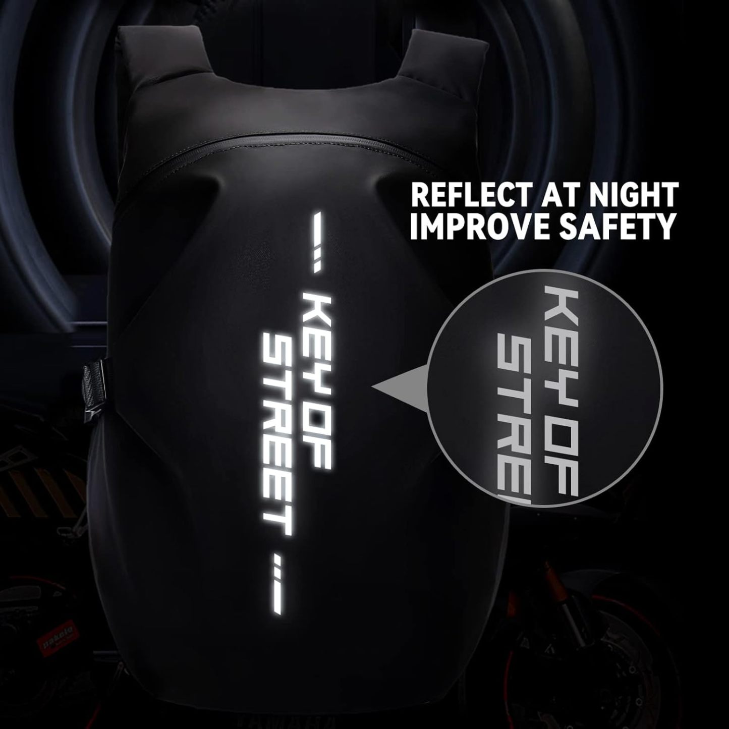 VICTORNEST®Motorcycle Backpack,Waterproof Helmet Backpack for Men