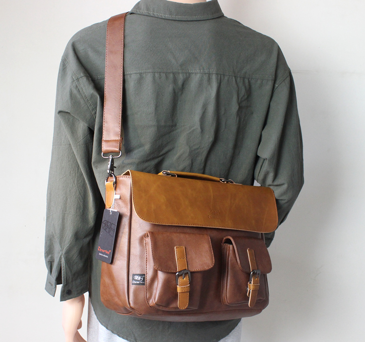VICTORNEST®Single Shoulder Bag Men's Briefcase Commuter Bag-VICTORNEST