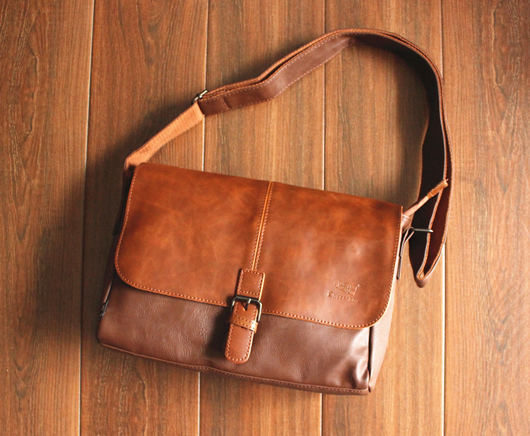 VICTORNEST®Crossbody Bag Vintage Shoulder Bag Business Messenger Bag-VICTORNEST