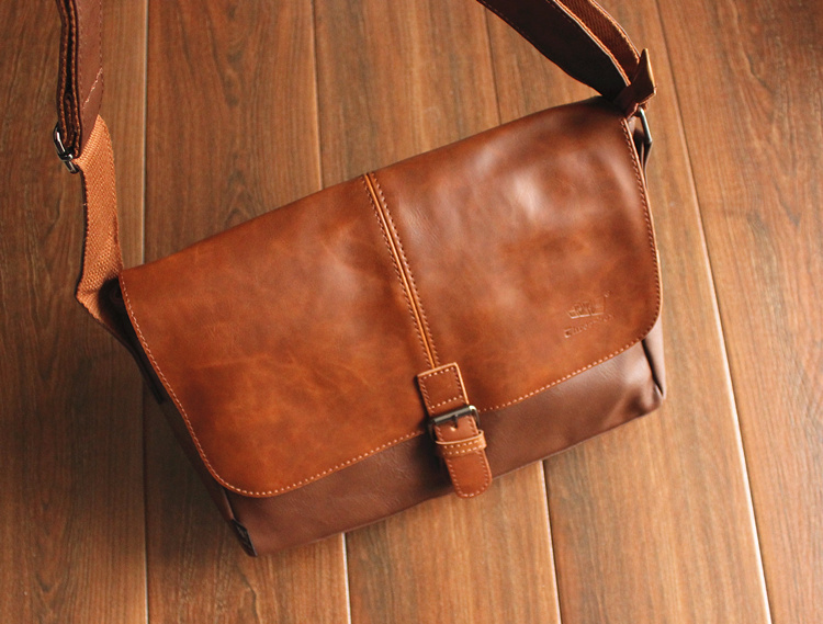 VICTORNEST®Crossbody Bag Vintage Shoulder Bag Business Messenger Bag-VICTORNEST