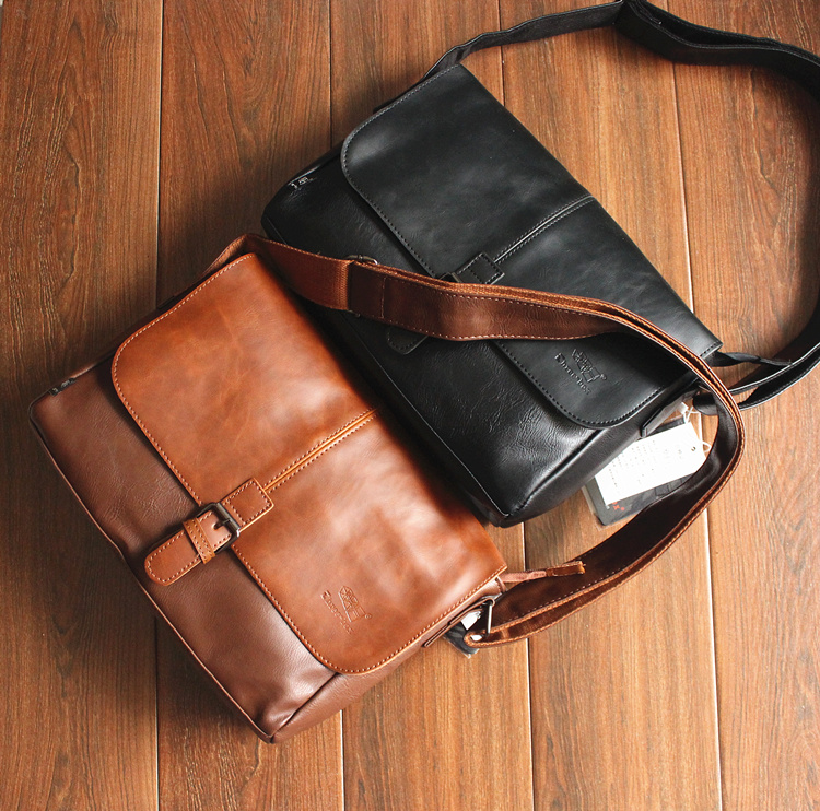 VICTORNEST®Crossbody Bag Vintage Shoulder Bag Business Messenger Bag-VICTORNEST