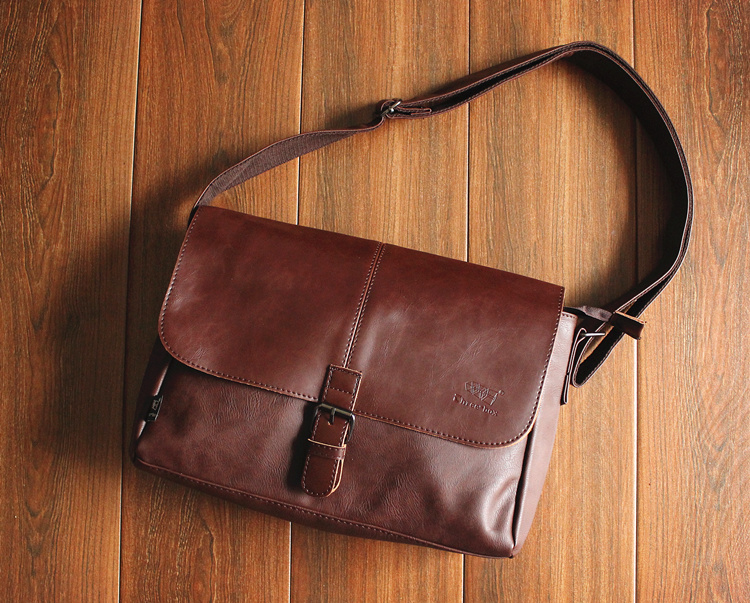 VICTORNEST®Crossbody Bag Vintage Shoulder Bag Business Messenger Bag-VICTORNEST