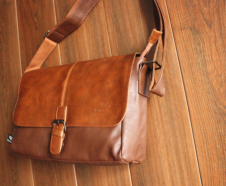 VICTORNEST®Crossbody Bag Vintage Shoulder Bag Business Messenger Bag-VICTORNEST