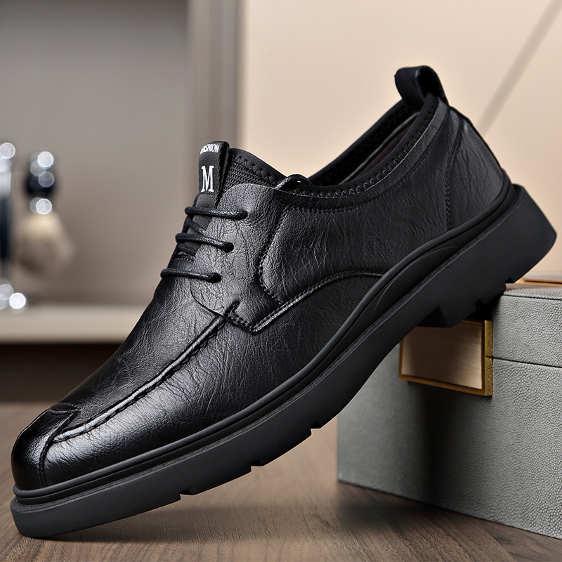 Men's Casual Hand Stitching Leather Arch Support Shoes（Buy 2 For Free Shipping）