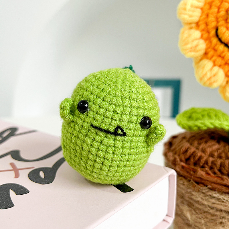 手工情感支持钩针恐龙礼物