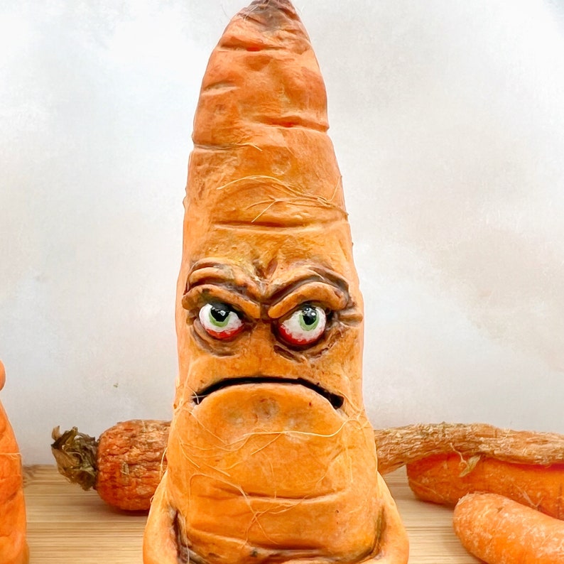 Cranky Carrot Figurine
