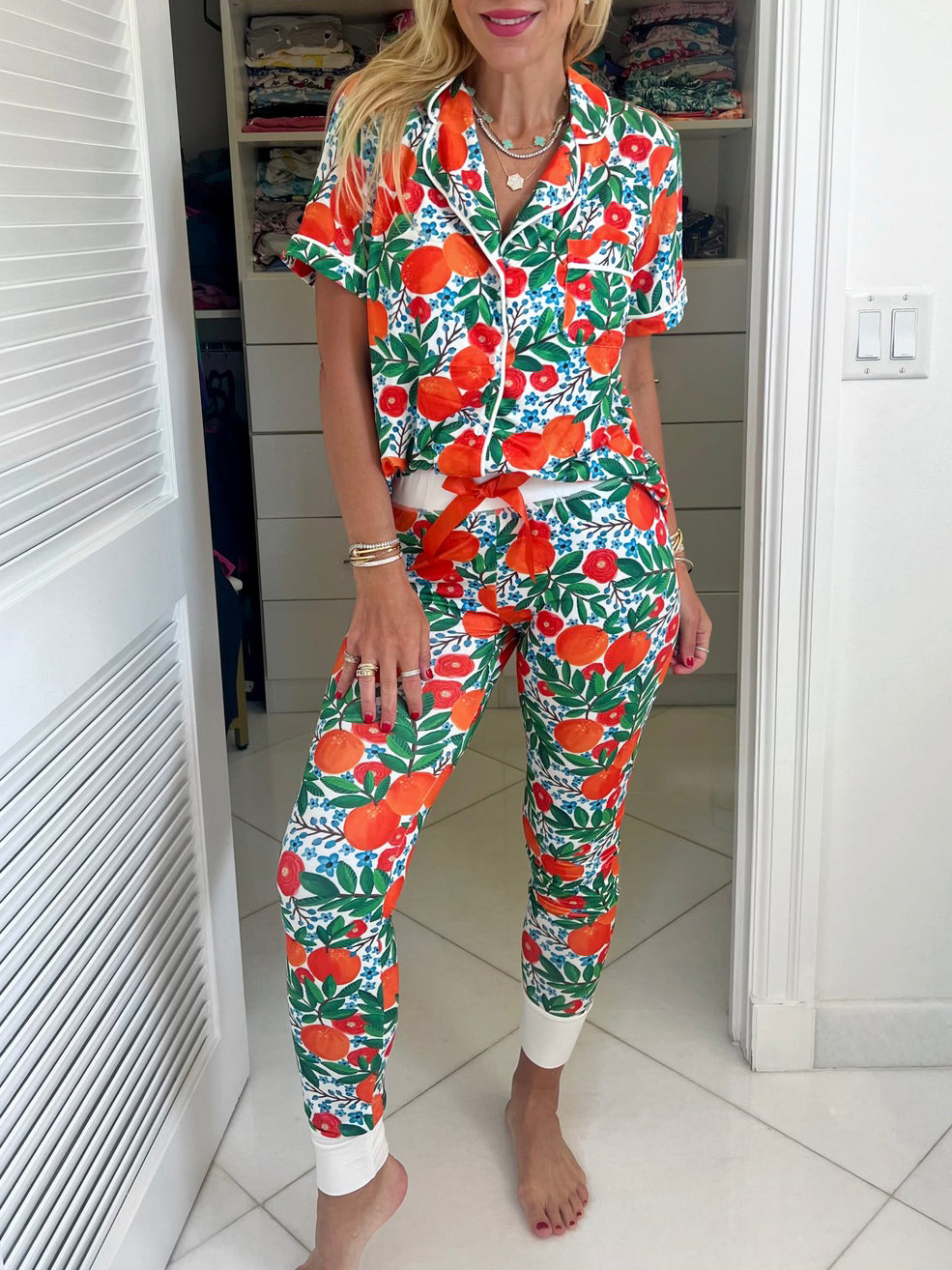 🔥HOT SALE🔥Printed pajama set