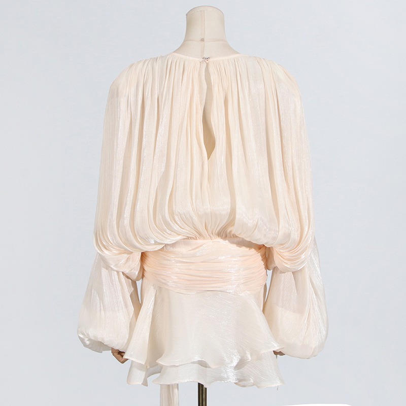 🔥HOT SALE🔥Ruffled Ruffle Hem Mini Dress