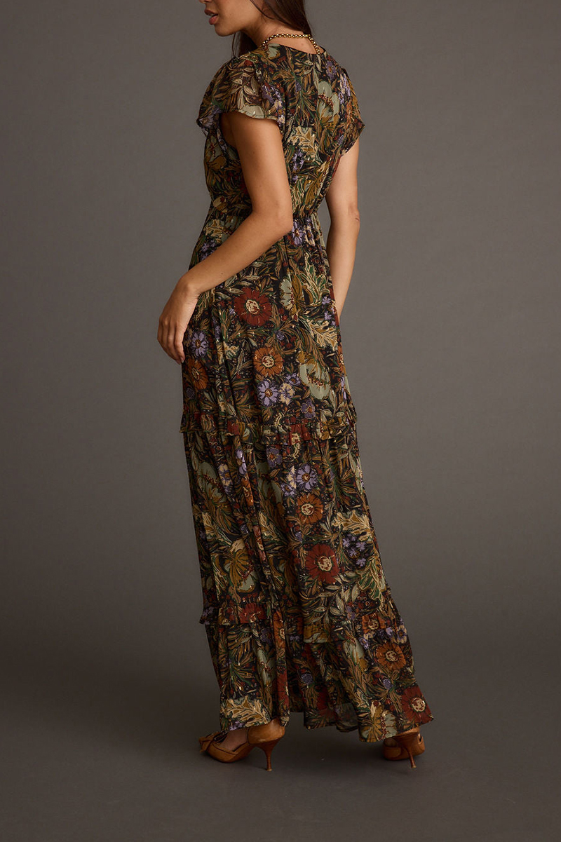 Midiross Floral Paisley Maxi Dress